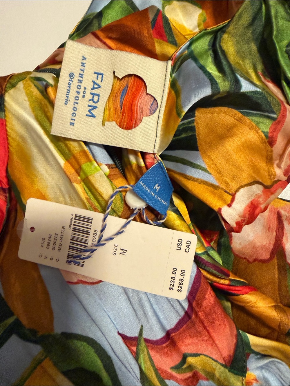 FARM Rio Bold Tropical Maxi Dress in Green, Yellow, Orange - Picture 6 of 8